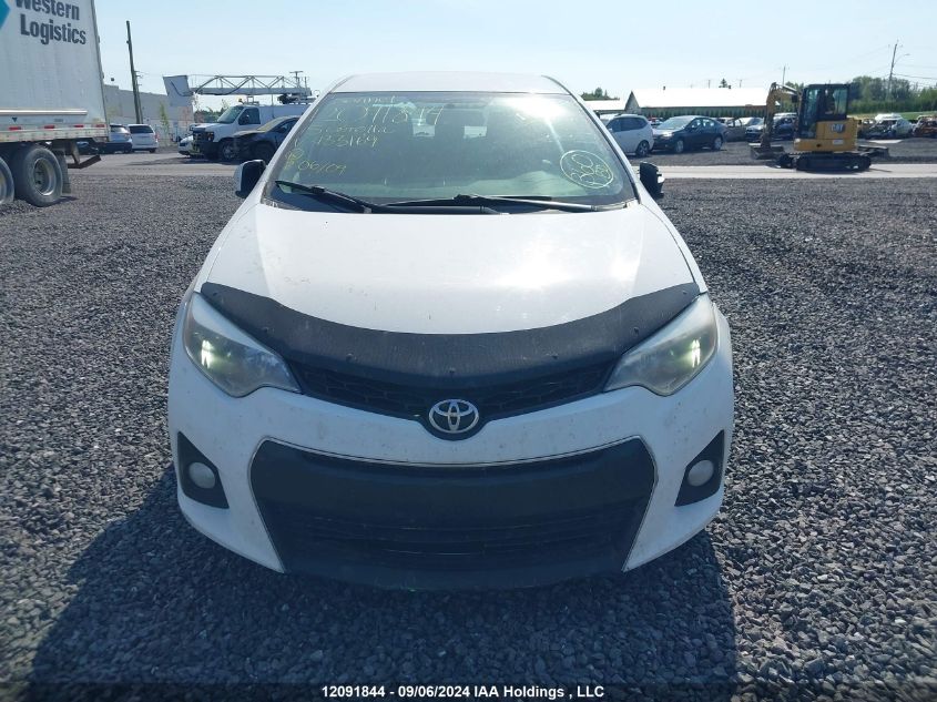 2015 Toyota Corolla S VIN: 2T1BURHE0FC433169 Lot: 12091844