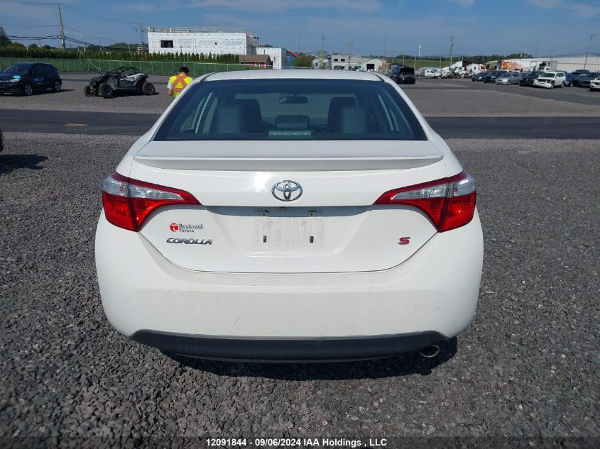 2015 Toyota Corolla S VIN: 2T1BURHE0FC433169 Lot: 12091844