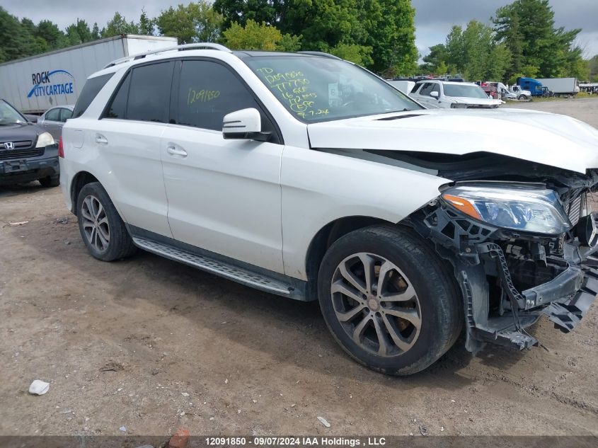 4JGDA2EB7GA777750 2016 Mercedes-Benz Gle