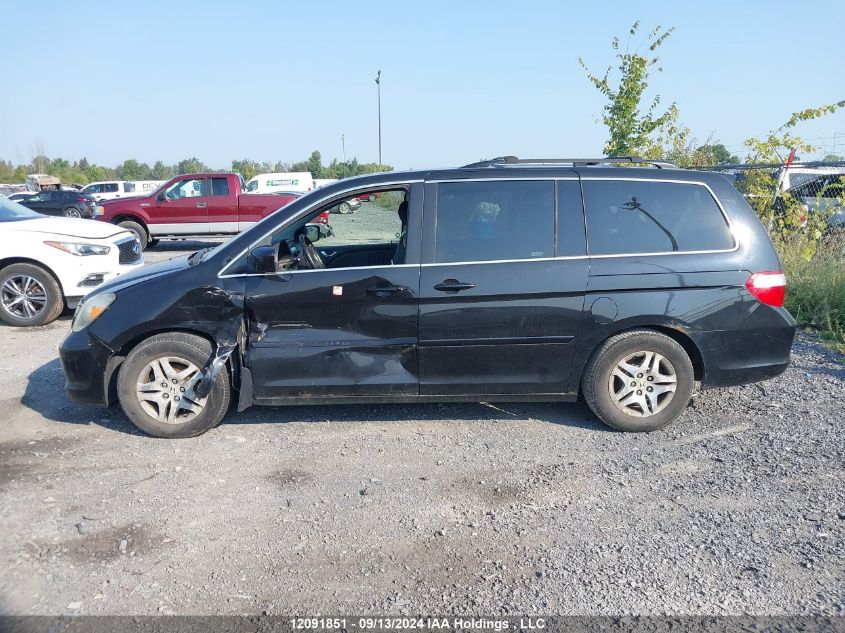 2007 Honda Odyssey VIN: 5FNRL38677B500726 Lot: 12091851