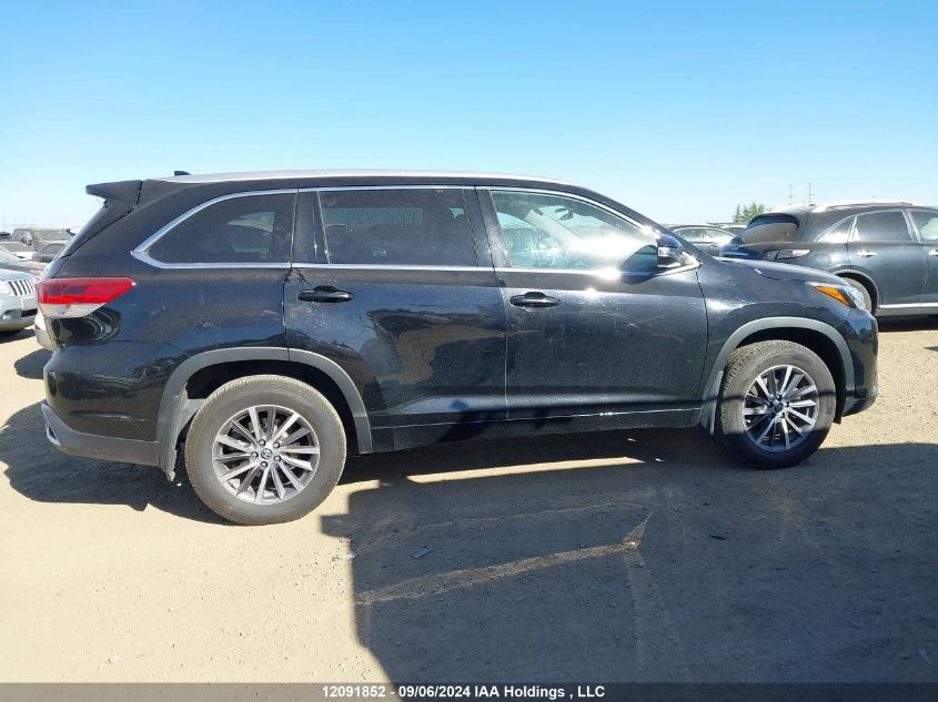 2017 Toyota Highlander Se/Xle VIN: 5TDJZRFH5HS519517 Lot: 12091852