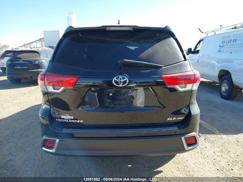 2017 Toyota Highlander Se/Xle VIN: 5TDJZRFH5HS519517 Lot: 12091852