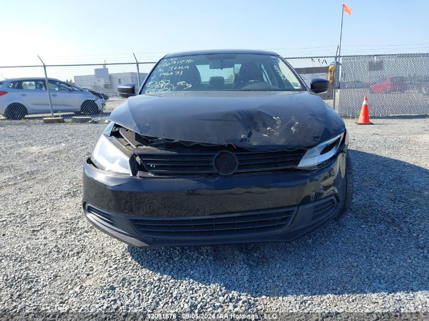 2013 Volkswagen Jetta Sedan VIN: 3VW1K7AJ7DM446631 Lot: 12091876