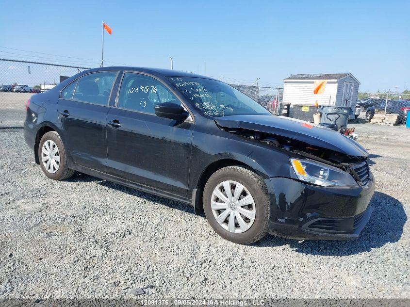 2013 Volkswagen Jetta Sedan VIN: 3VW1K7AJ7DM446631 Lot: 12091876