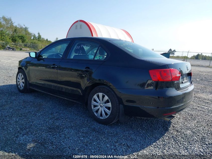 2013 Volkswagen Jetta Sedan VIN: 3VW1K7AJ7DM446631 Lot: 12091876