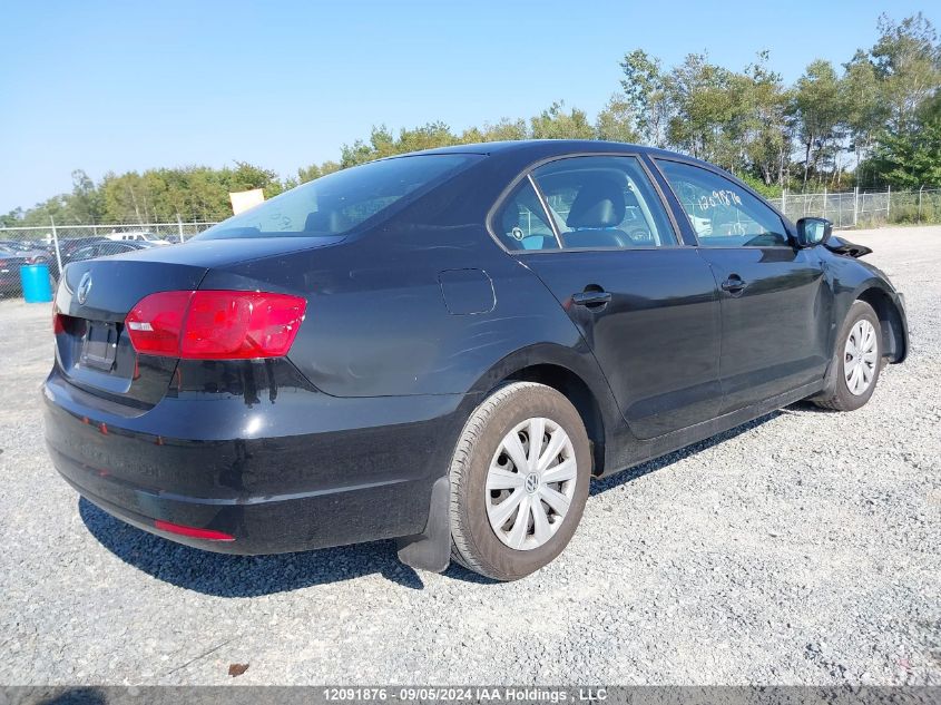 2013 Volkswagen Jetta Sedan VIN: 3VW1K7AJ7DM446631 Lot: 12091876