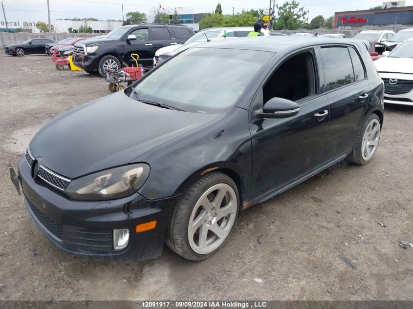 2011 Volkswagen Golf Gti VIN: WVWHV7AJ4BW010552 Lot: 12091917