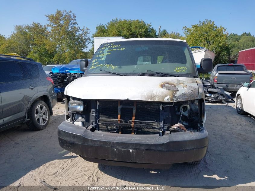 2012 Chevrolet Express 2500 Work Van VIN: 1GCWGFFAXC1124509 Lot: 12091921