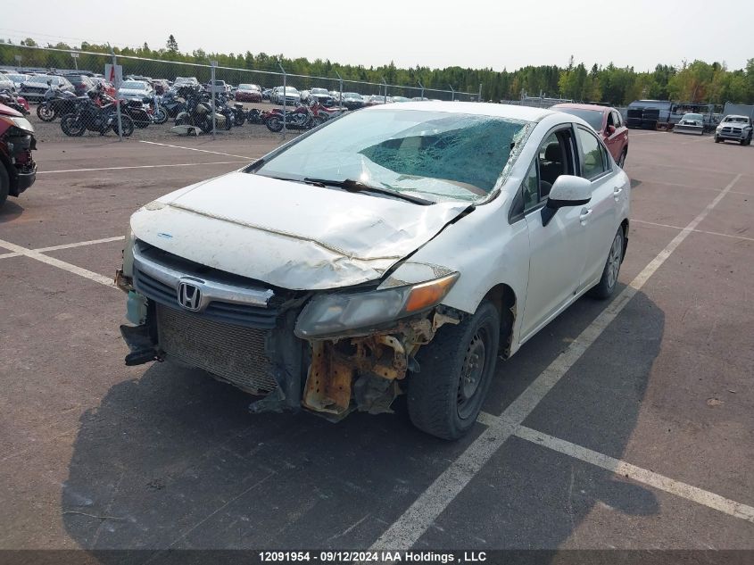 2012 Honda Civic Sdn VIN: 2HGFB2E48CH038198 Lot: 12091954