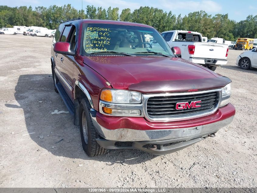 2003 GMC Yukon Xl K1500 VIN: 1GKFK16Z33J194882 Lot: 12091965