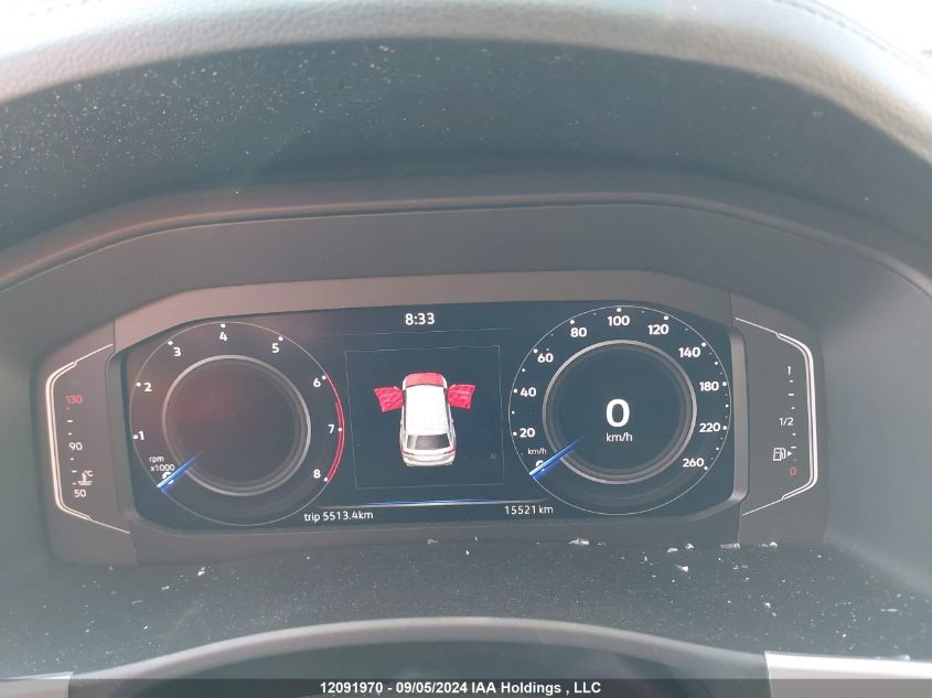 2023 Volkswagen Atlas VIN: 1V2BR2CA6PC511881 Lot: 12091970