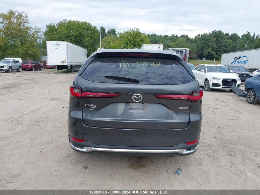 2024 Mazda Cx90 Mhev VIN: JM3KKDHC7R1135905 Lot: 12092018