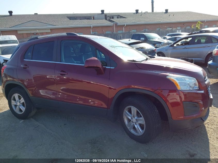 2016 Chevrolet Trax VIN: 3GNCJPSB4GL270421 Lot: 12092038