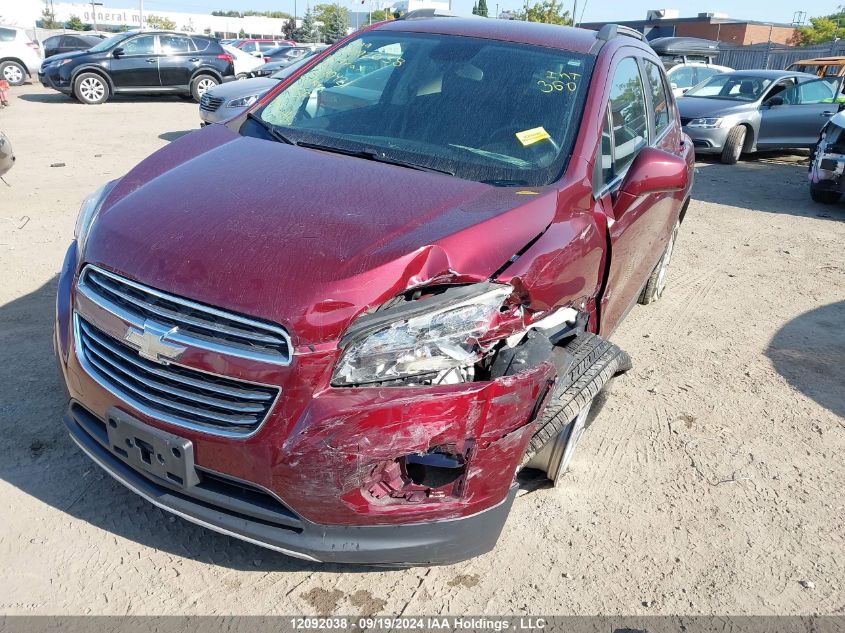 2016 Chevrolet Trax VIN: 3GNCJPSB4GL270421 Lot: 12092038