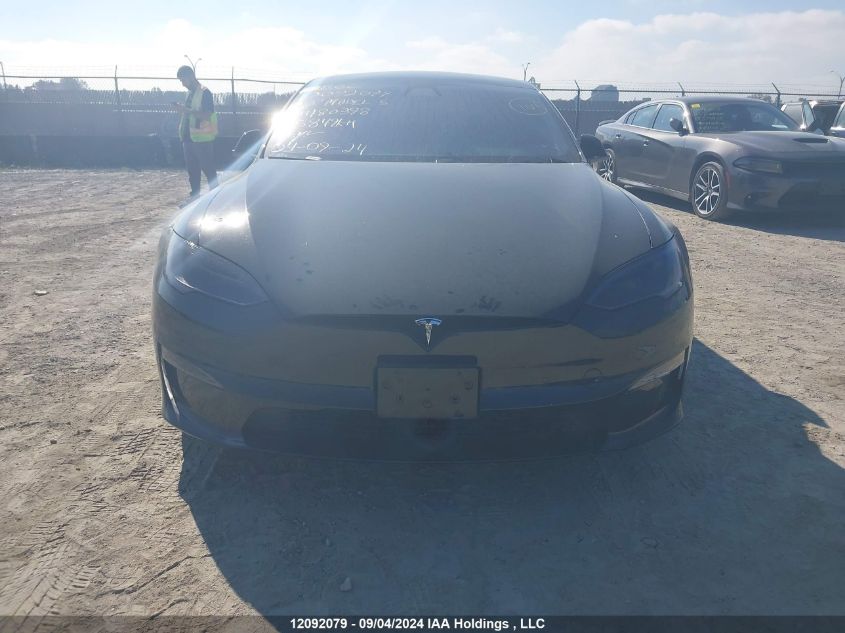 2022 Tesla Model S VIN: 5YJSA1E66NF480398 Lot: 12092079