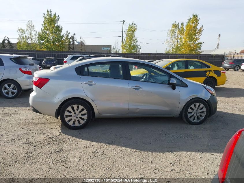 2014 Kia Rio VIN: KNADN4A33E6391987 Lot: 12092138