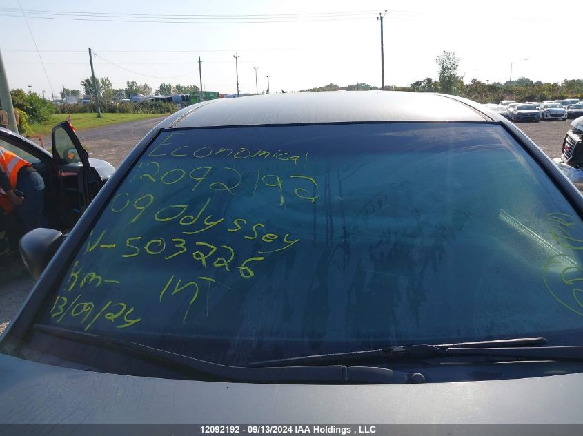 2009 Honda Odyssey Dx VIN: 5FNRL38139B503226 Lot: 12092192