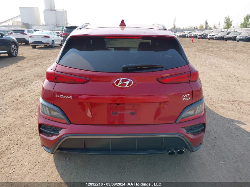 KM8K5CA3XNU906060 2022 Hyundai Kona Limited