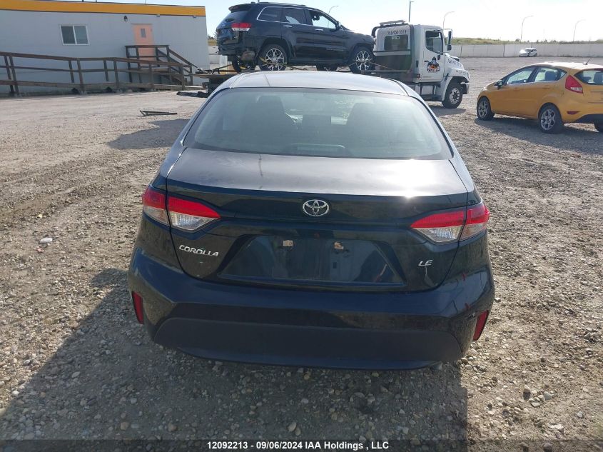 2020 Toyota Corolla Le VIN: 5YFBPRBE0LP143994 Lot: 12092213