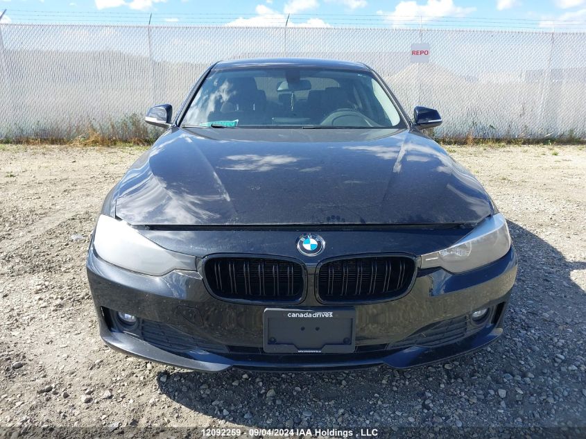 2014 BMW 320 I xDrive VIN: WBA3C3C59EF986580 Lot: 12092259