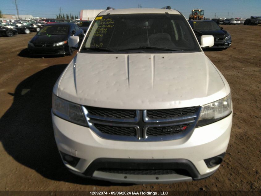 2012 Dodge Journey Sxt Crew VIN: 3C4PDCCG4CT322709 Lot: 12092374