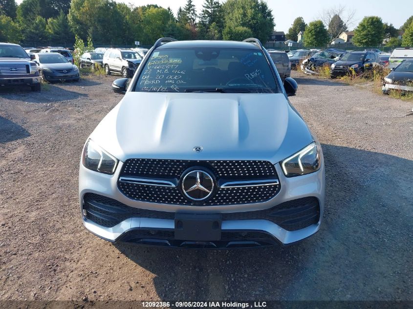 2022 Mercedes-Benz Gle VIN: 4JGFB4KB6NA662897 Lot: 12092386