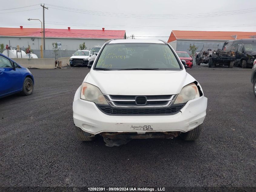 2011 Honda Cr-V Lx VIN: 5J6RE4H31BL811994 Lot: 12092391