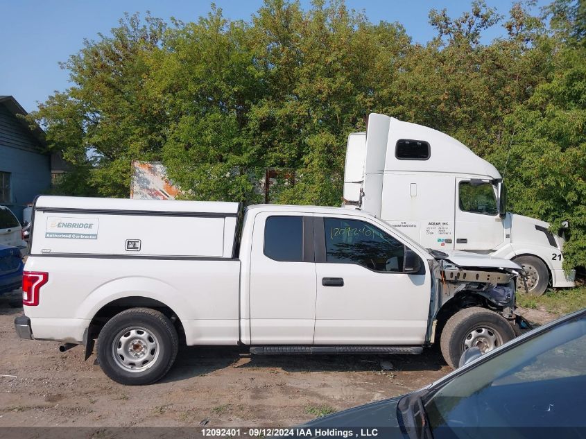 2017 Ford F150 Super Cab VIN: 1FTEX1C83HFB55949 Lot: 12092401