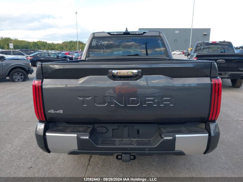 2023 Toyota Tundra Crewmax Limited VIN: 5TFJA5DB6PX097118 Lot: 12092443