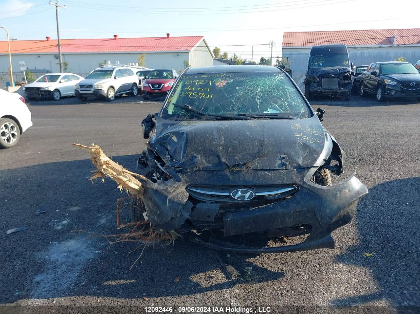 2016 Hyundai Accent L VIN: KMHCT5AE5GU295901 Lot: 12092446