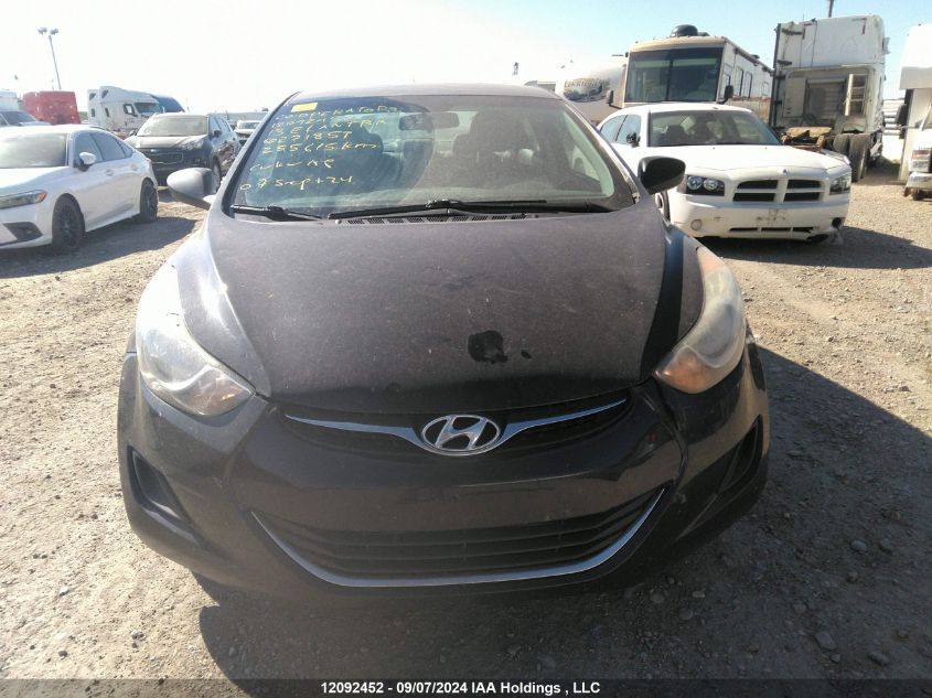 2013 Hyundai Elantra Gl VIN: 5NPDH4AE8DH271859 Lot: 12092452