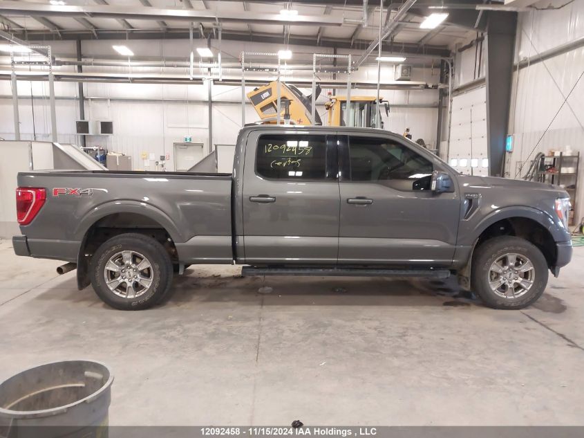 2022 Ford F150 Supercrew VIN: 1FTFW1E58NKF14192 Lot: 12092458