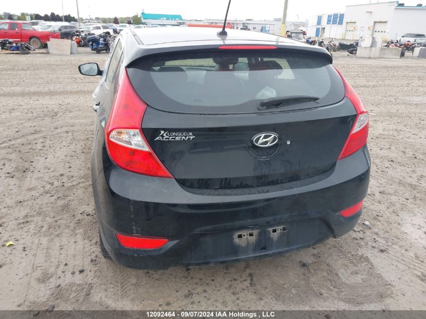 2016 Hyundai Accent Gl VIN: KMHCT5AE1GU303153 Lot: 12092464