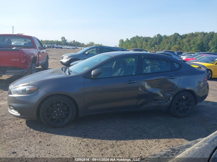 2014 Dodge Dart VIN: 1C3CDFBB2ED925824 Lot: 12092516