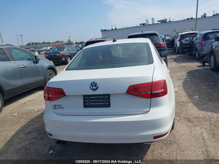 2015 Volkswagen Jetta VIN: 3VW1K7AJ0FM260206 Lot: 12092520