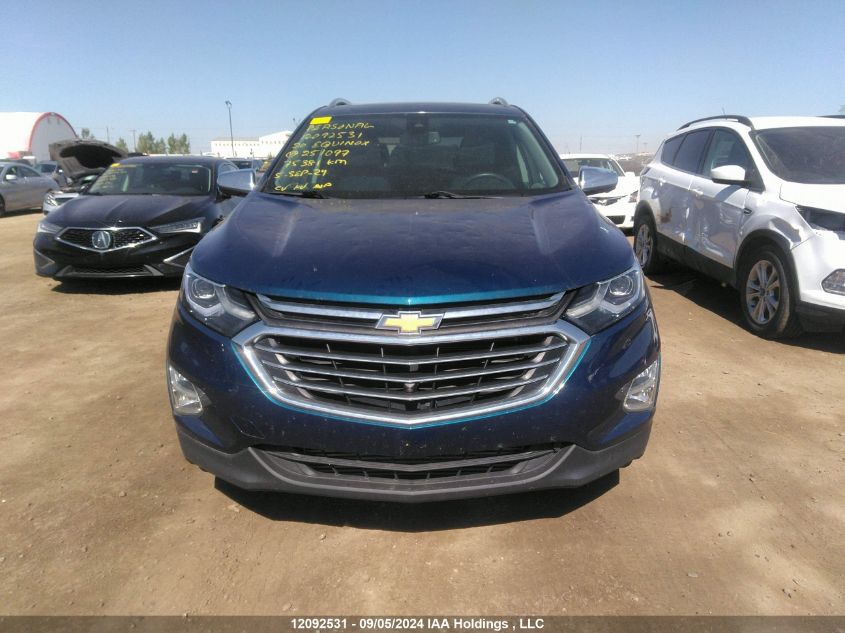 2020 Chevrolet Equinox Premier VIN: 2GNAXYEX1L6251097 Lot: 12092531