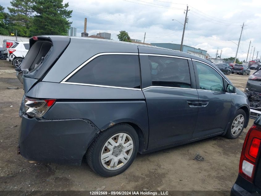 2011 Honda Odyssey VIN: 5FNRL5H20BB503761 Lot: 12092569