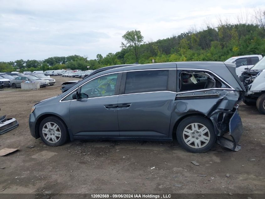 2011 Honda Odyssey VIN: 5FNRL5H20BB503761 Lot: 12092569