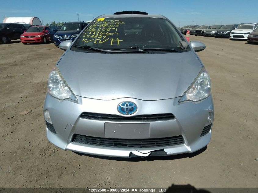 2014 Toyota Prius C VIN: JTDKDTB36E1563089 Lot: 12092580