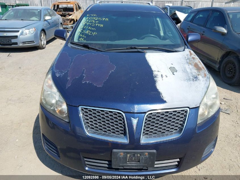 2009 Pontiac Vibe VIN: 5Y2SP67019Z445448 Lot: 12092598