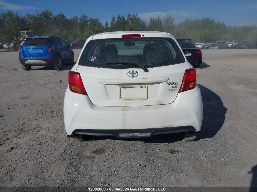 2015 Toyota Yaris Le VIN: VNKKTUD34FA024744 Lot: 12092600