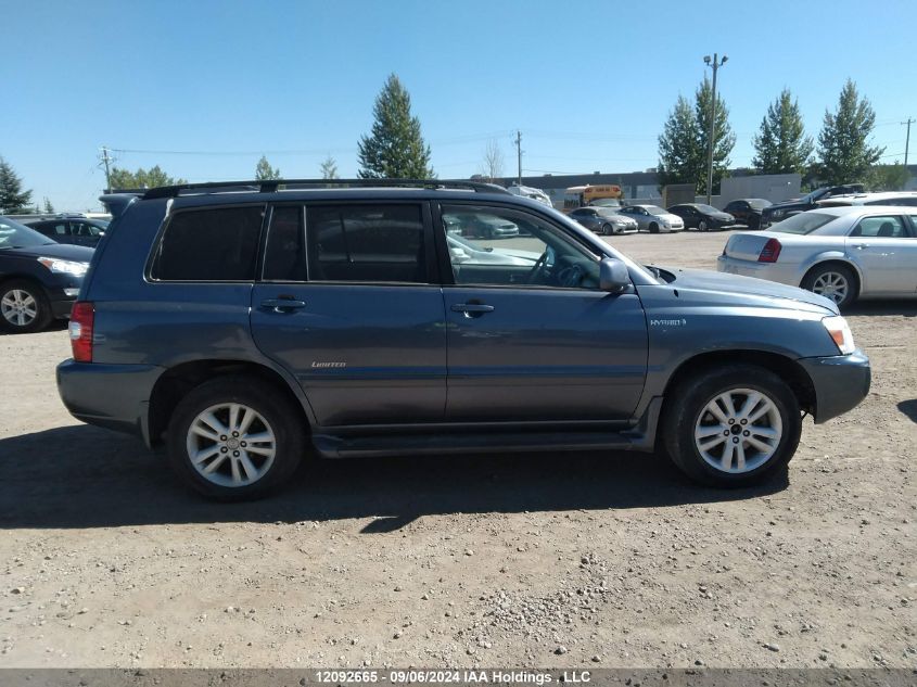 2006 Toyota Highlander Hybrid Hybrid VIN: JTEEW21A960024776 Lot: 12092665