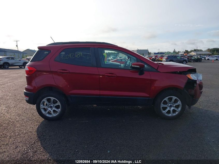 2019 Ford Ecosport Se VIN: MAJ6S3GL8KC285849 Lot: 12092684