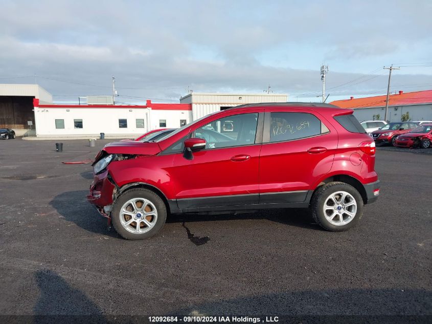 2019 Ford Ecosport Se VIN: MAJ6S3GL8KC285849 Lot: 12092684