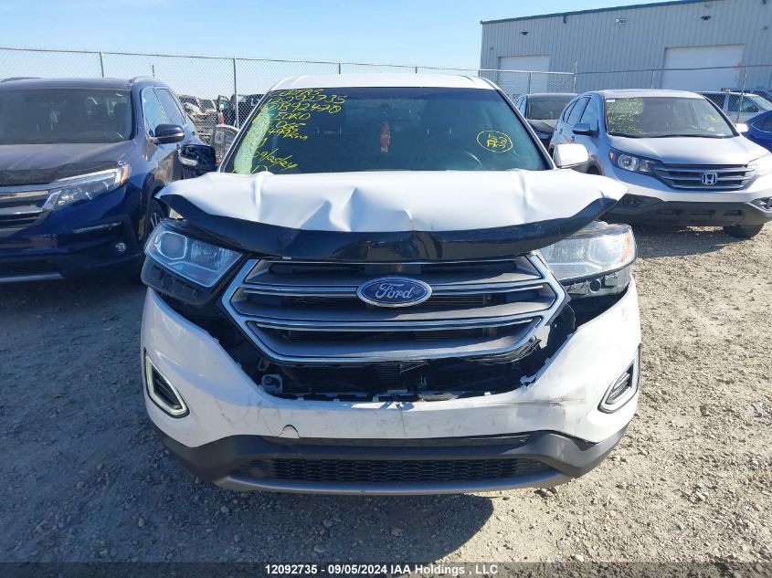 2017 Ford Edge Sel VIN: 2FMPK4J93HBB92470 Lot: 12092735