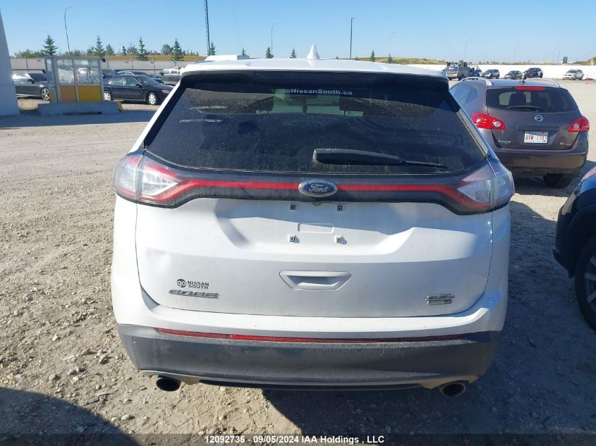 2017 Ford Edge Sel VIN: 2FMPK4J93HBB92470 Lot: 12092735