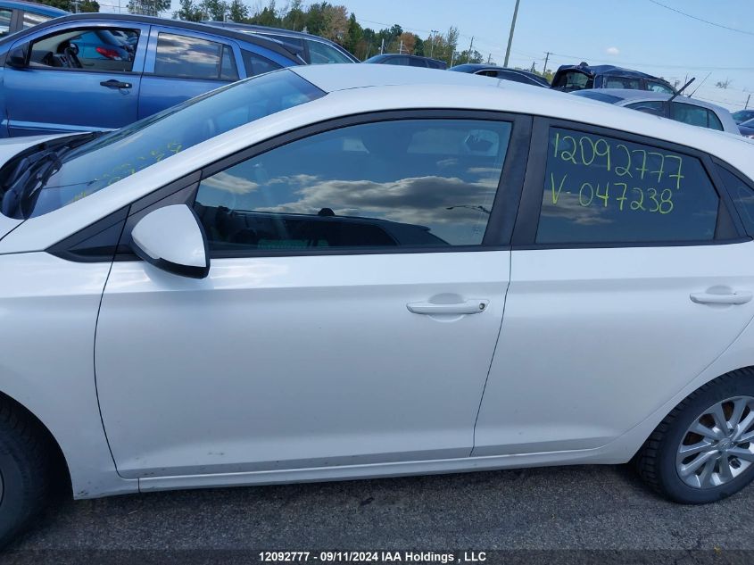 2019 Hyundai Accent Preferred VIN: 3KPC25A33KE047238 Lot: 12092777