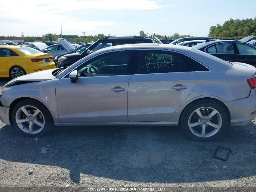 2015 Audi A3 VIN: WAUAJRFFXF1096897 Lot: 12092791