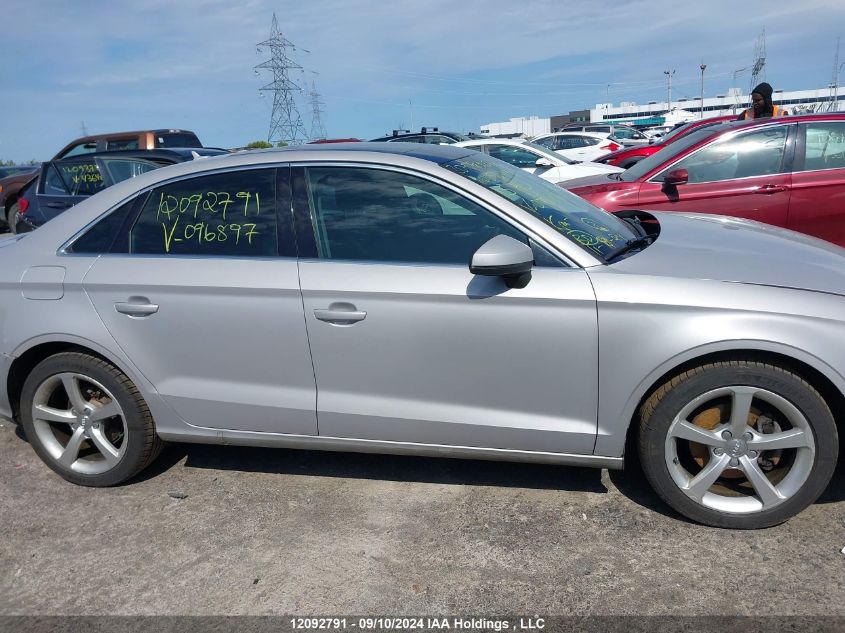 2015 Audi A3 VIN: WAUAJRFFXF1096897 Lot: 12092791