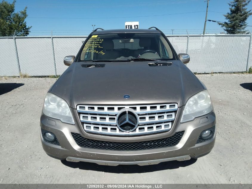 2009 Mercedes-Benz Ml320 VIN: 4JGBB25EX9A485396 Lot: 12092832